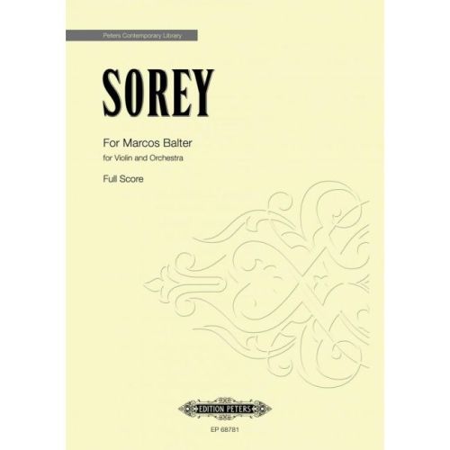 Sorey, Tyshawn - For Marcos...