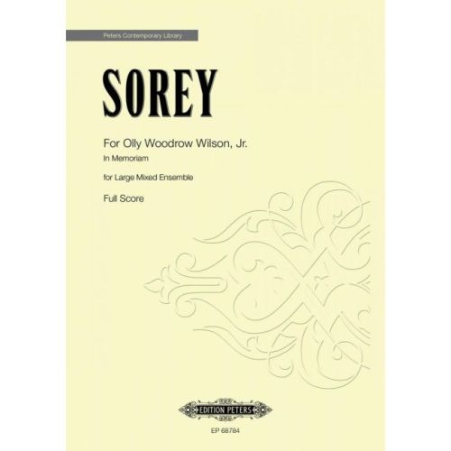 Sorey, Tyshawn - For Olly...