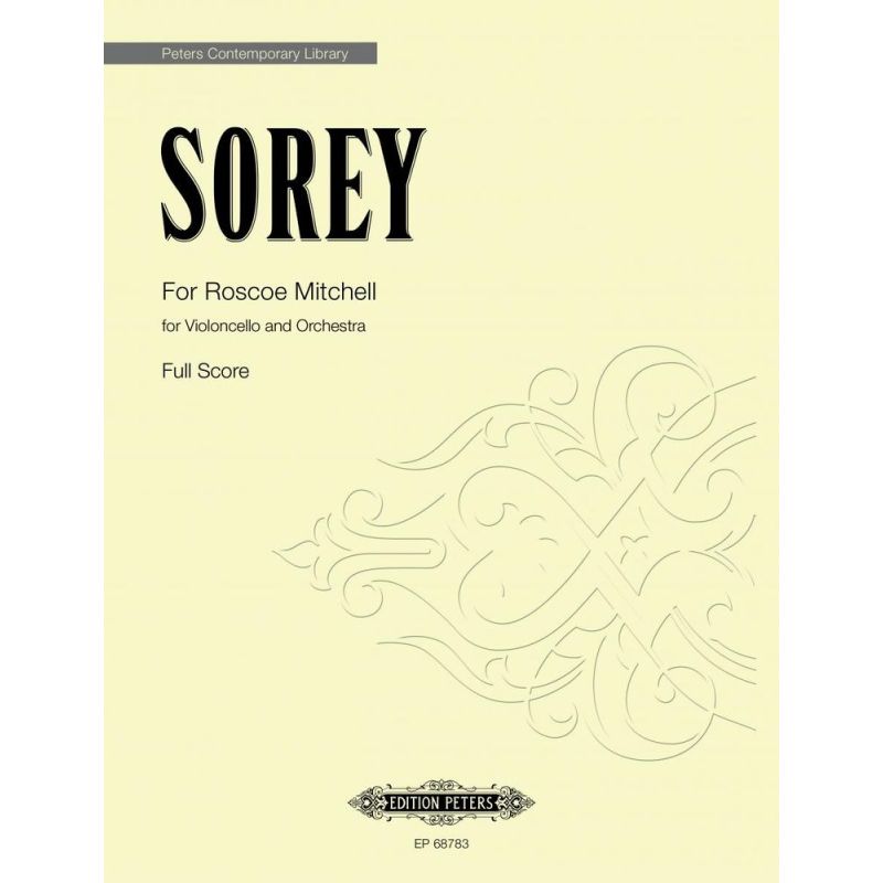 Sorey, Tyshawn - For Roscoe Mitchell