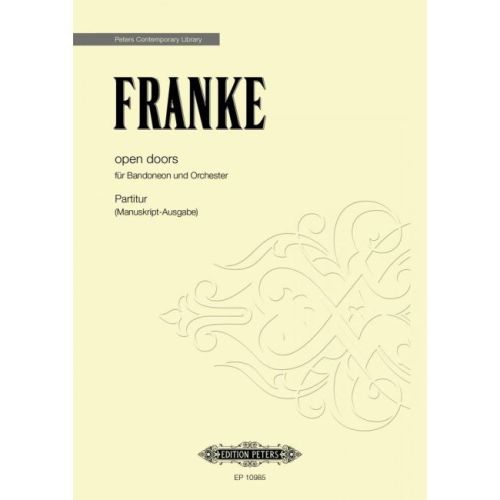 Franke, Bernd - open doors