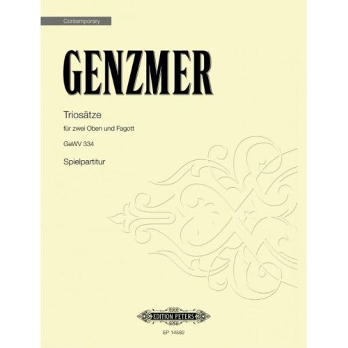 Genzmer, Harald - Triosätze