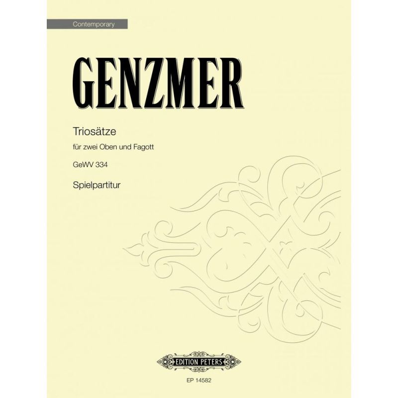 Genzmer, Harald - Triosätze
