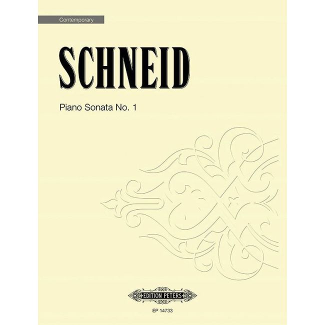 Schneid, Tobias PM - Piano Sonata No. 1