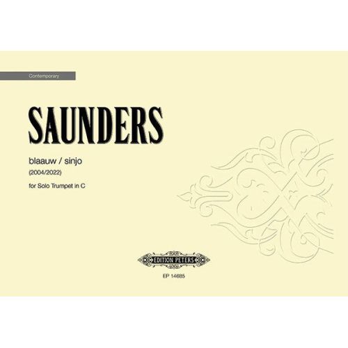 Saunders, Rebecca - blaauw...