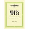 Notes: Text & Music Writing Book