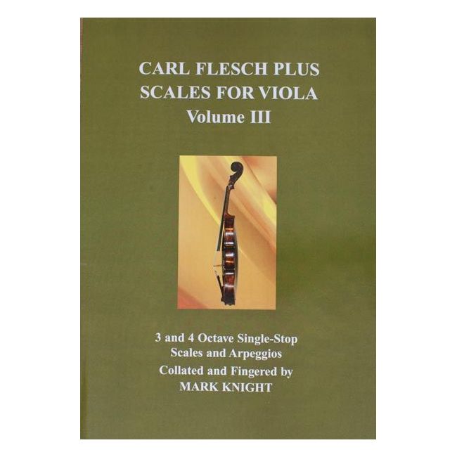 Carl Flesch Plus Scales for Viola Vol 3