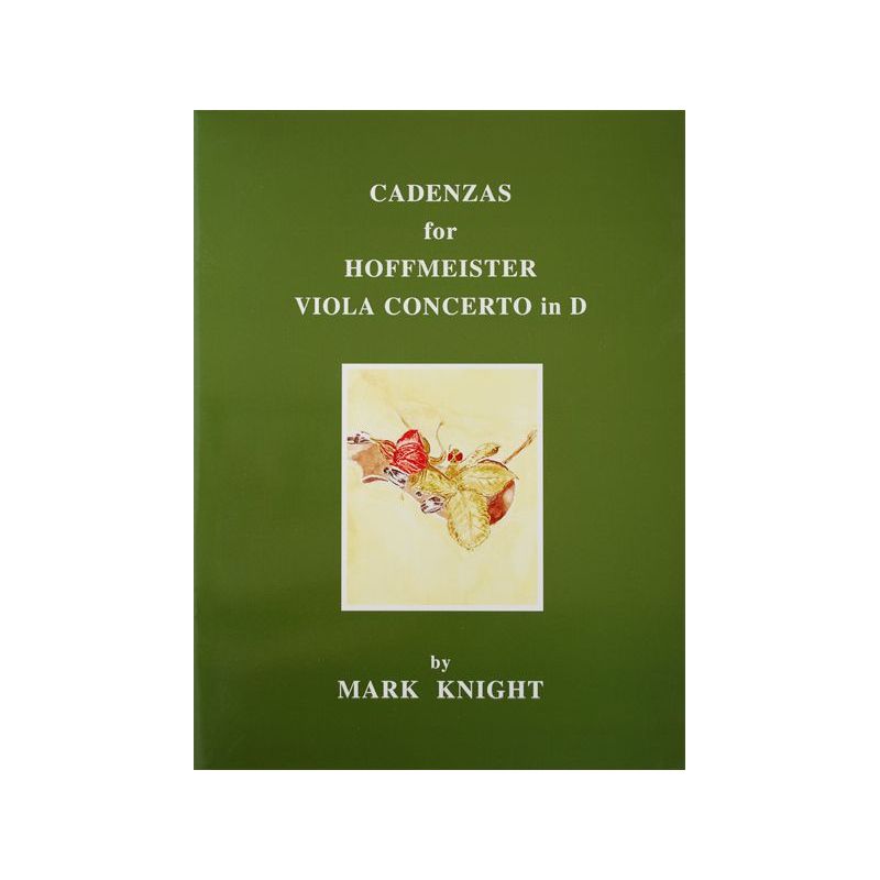 Cadenzas for Hoffmeister Viola Concerto in D