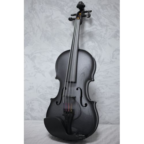Glasser Acoustic-Electric Violin in Gun Metal Metallic