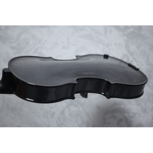 Glasser Acoustic-Electric Violin in Gun Metal Metallic