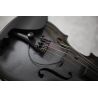 Glasser Acoustic-Electric Violin in Gun Metal Metallic