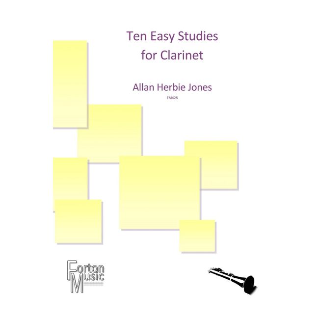 Jones, Allan Herbie: 10 Easy Studies for Clarinet