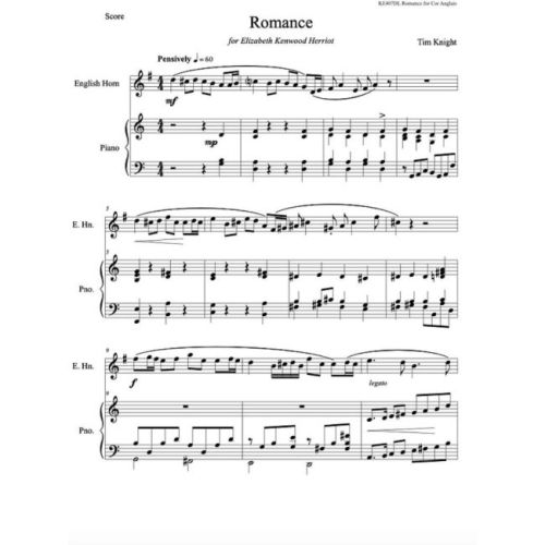 Knight, Tim - Romance for Cor Anglais