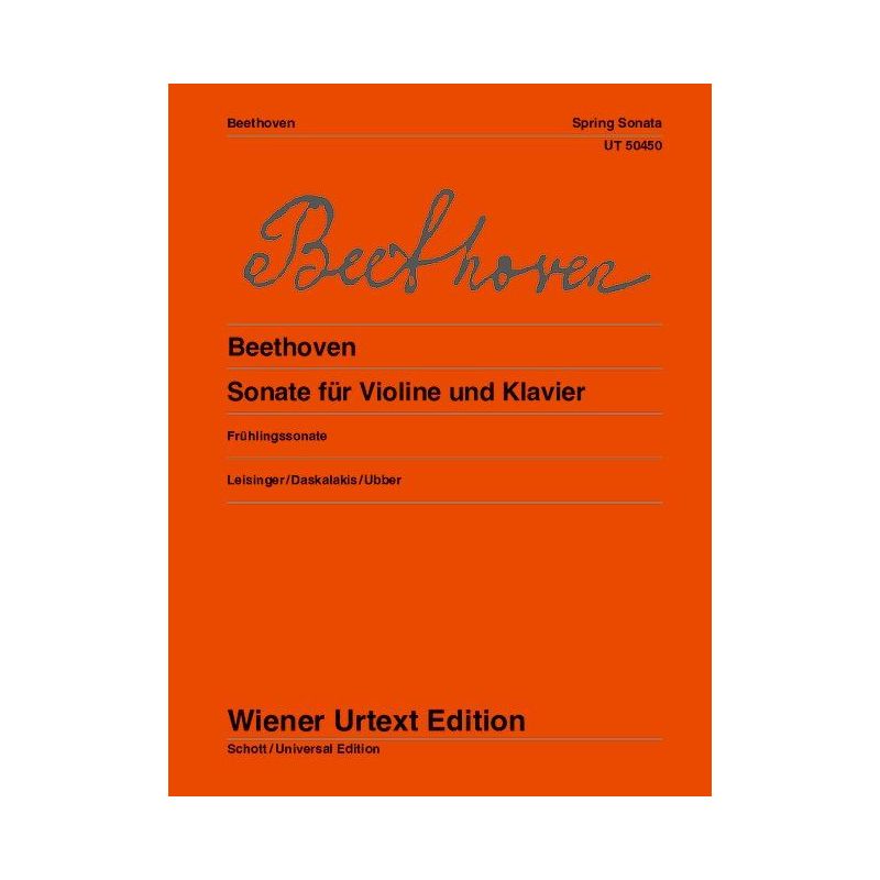 Beethoven, Ludwig van - Sonate für Violine und Klavier op. 24