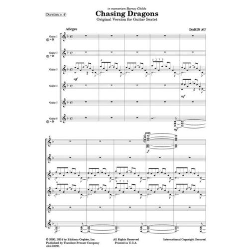 Au, Darin - Chasing Dragons