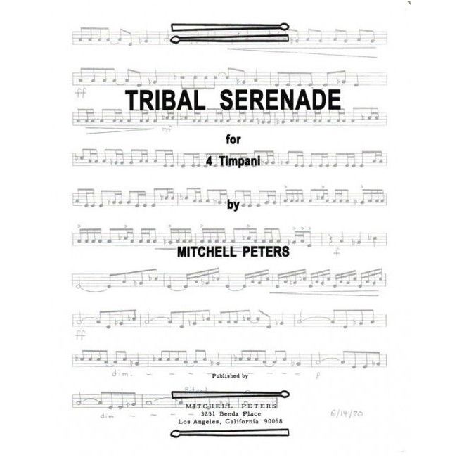 Peters, Mitchell - Tribal Serenade for 4 Timpani