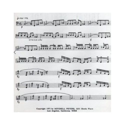Peters, Mitchell - Tribal Serenade for 4 Timpani