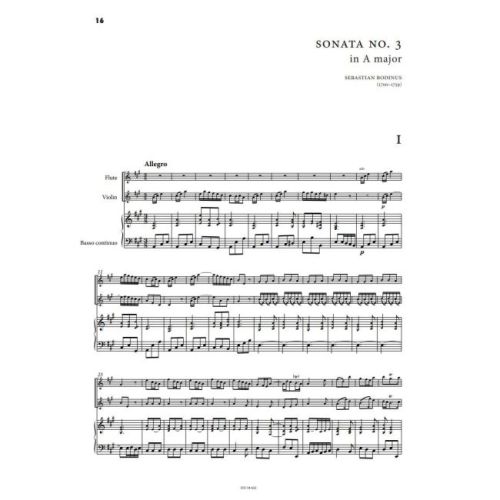 Bodinus, Sebastian - Six sonatas