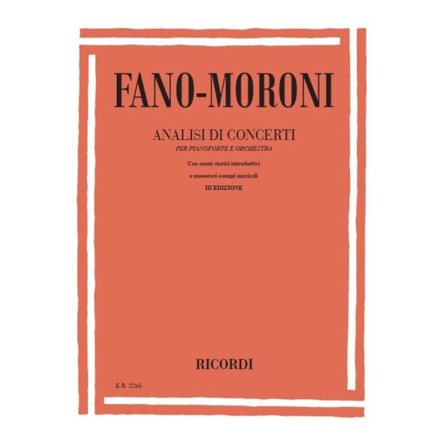 Falckenhagen, Adam - Analisi Di Concerti Per Pianoforte E Orchestra
