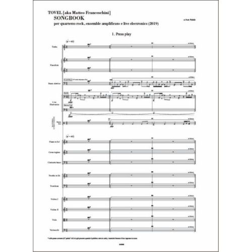 Franceschini, Matteo - Songbook