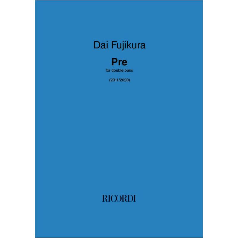 Fujikura, Dai - Pre