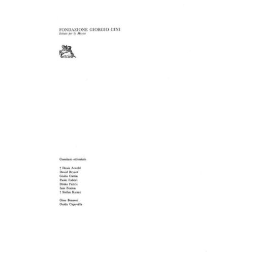 Gabrieli, Andrea - Introduzione Storico-Critica. I Testi Poetici