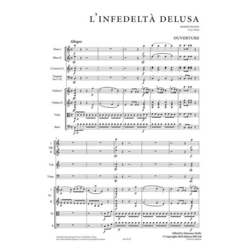 Haydn, Joseph - L'infedeltà delusa Hob. XXVIII:5