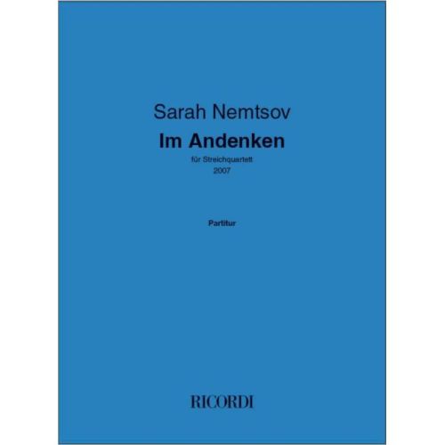 Nemtsov, Sarah - Im Andenken