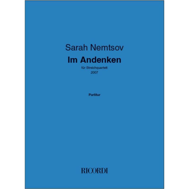 Nemtsov, Sarah - Im Andenken