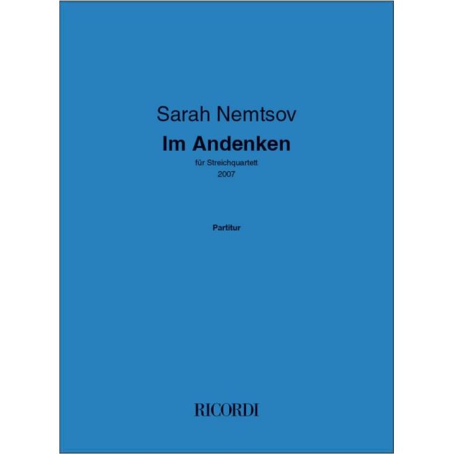 Nemtsov, Sarah - Im Andenken