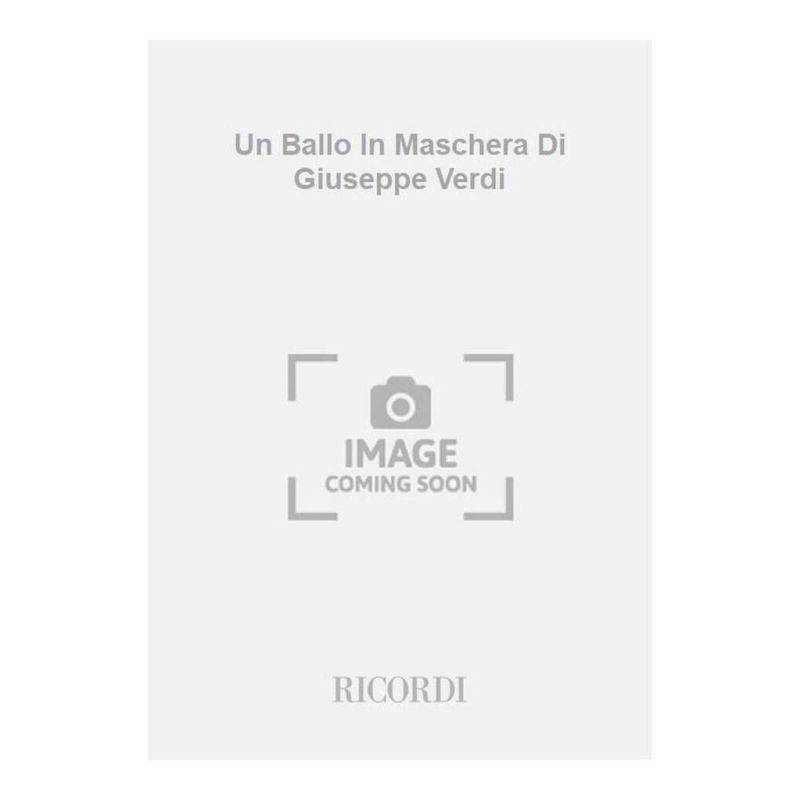 Pigozzi & Rosen - Un Ballo In Maschera Di Giuseppe Verdi