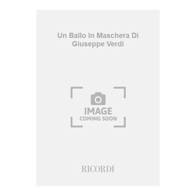 Pigozzi & Rosen - Un Ballo In Maschera Di Giuseppe Verdi
