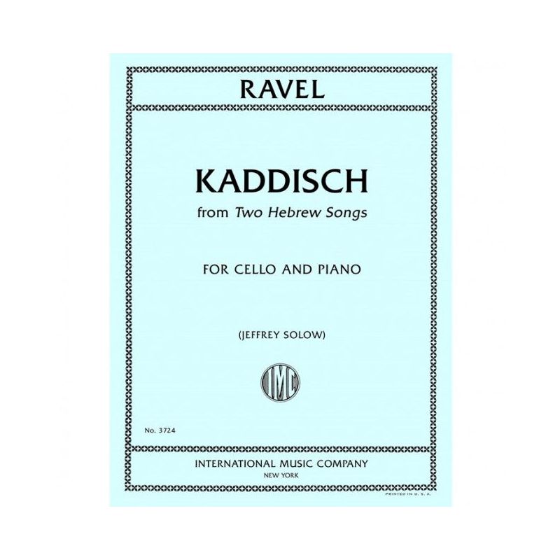Ravel, Maurice - Kaddisch from Two Hebrew Songs