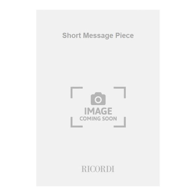 Riehm, Rolf - Short Message Piece
