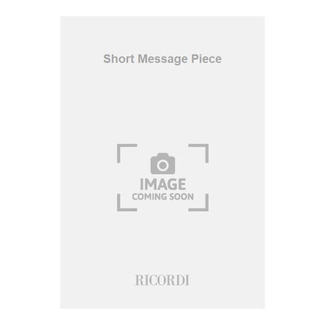 Riehm, Rolf - Short Message Piece