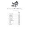Solos pour Piano, volume 5