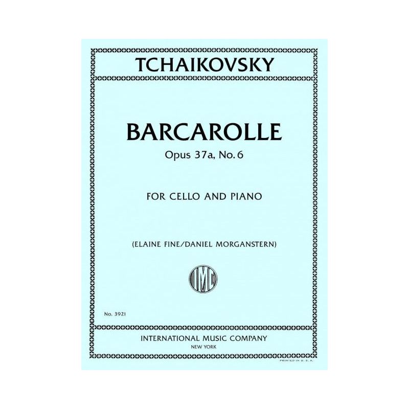 Tchaikovsky, Peter Iljitsch - Barcarolle op. 37a/6