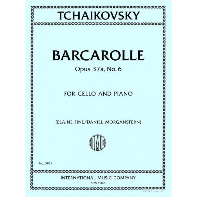 Tchaikovsky, Peter Iljitsch - Barcarolle op. 37a/6