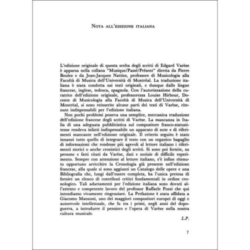 Varèse, Edgar - Il Suono Organizzato