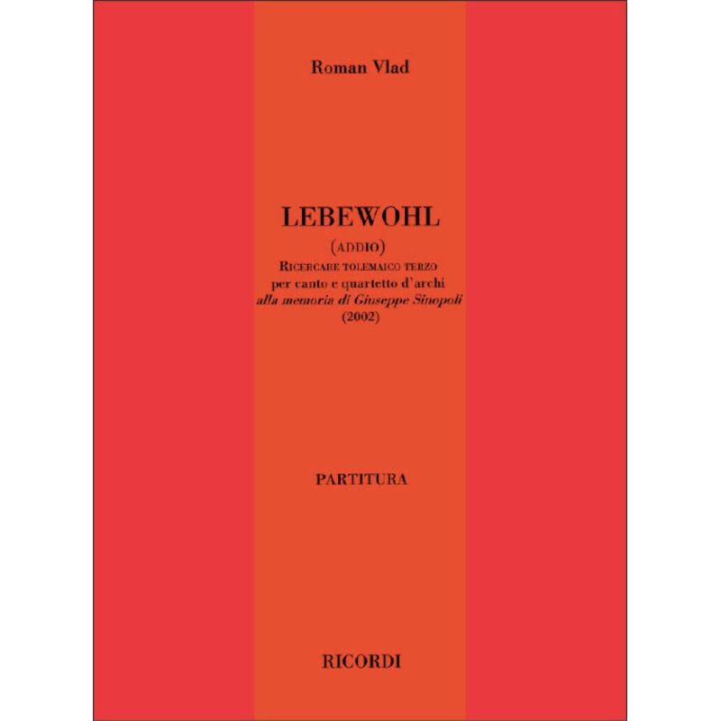 Vlad, Roman - Lebewohl 3