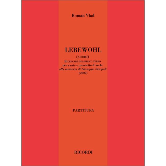 Vlad, Roman - Lebewohl 3