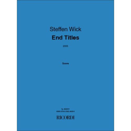 Wick, Steffen - End Titles...