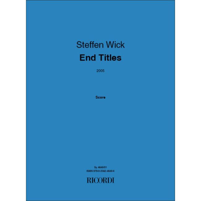 Wick, Steffen - End Titles 2005