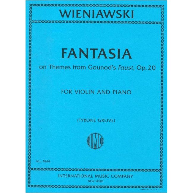 Wieniawski, Henryk - Fantasia op. 20