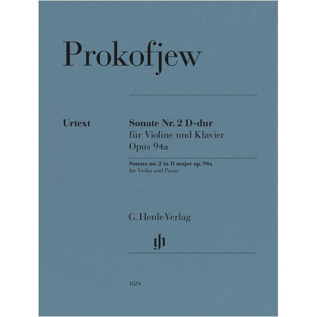 Prokofiev, Sergei - Sonata no. 2 in D major op. 94a