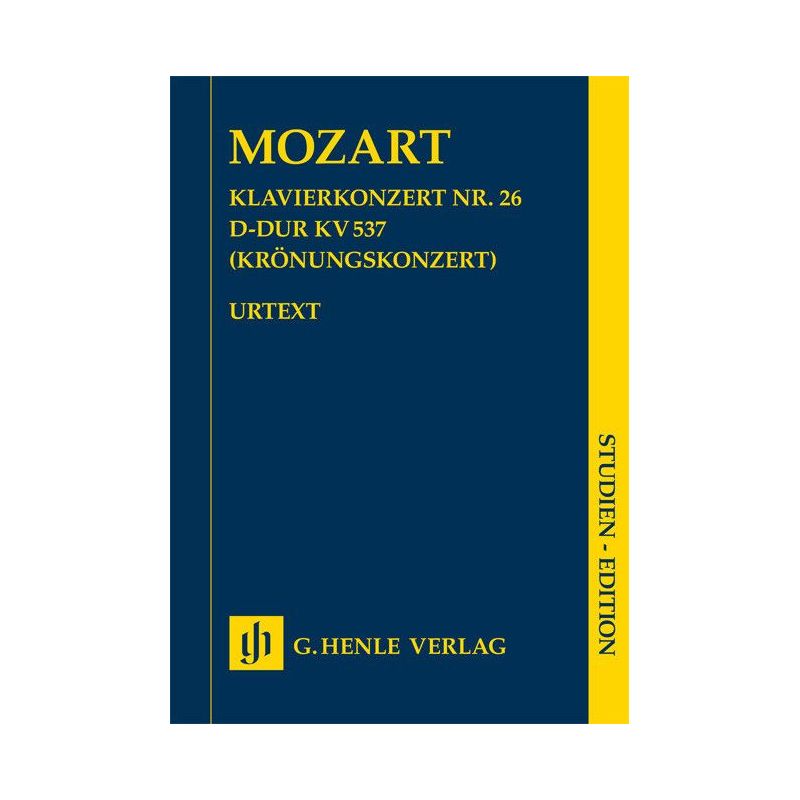 Mozart, Wolfgang Amadeus - Piano Concerto no. 26 in D major KV 537