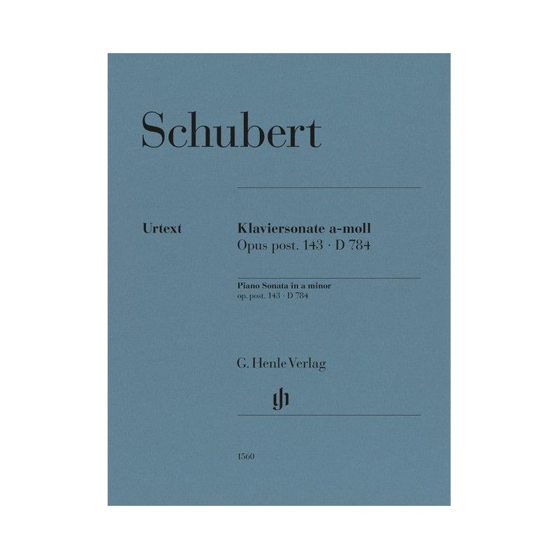 Schubert, Franz - Piano Sonata a minor op. post. 143 D 784