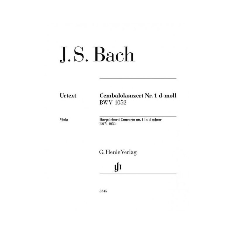Bach, Johann Sebastian - Harpsichord Concerto no. 1 d minor BWV 1052