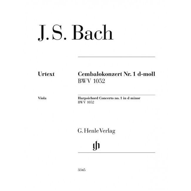Bach, Johann Sebastian - Harpsichord Concerto no. 1 d minor BWV 1052