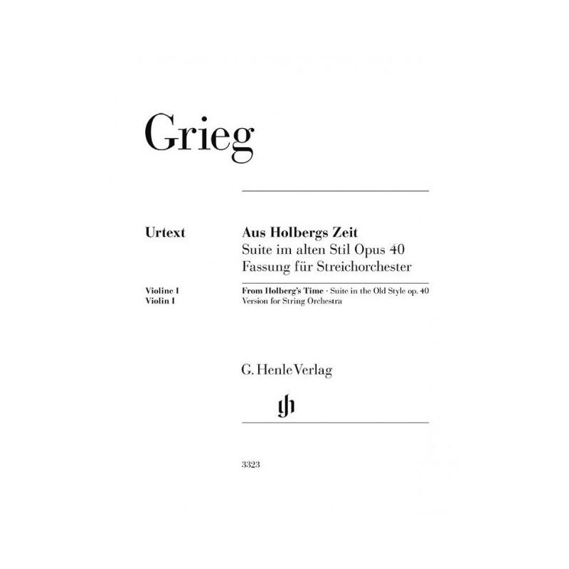 Grieg, Edvard - From Holberg's Time, Suite in the Old Style op. 40