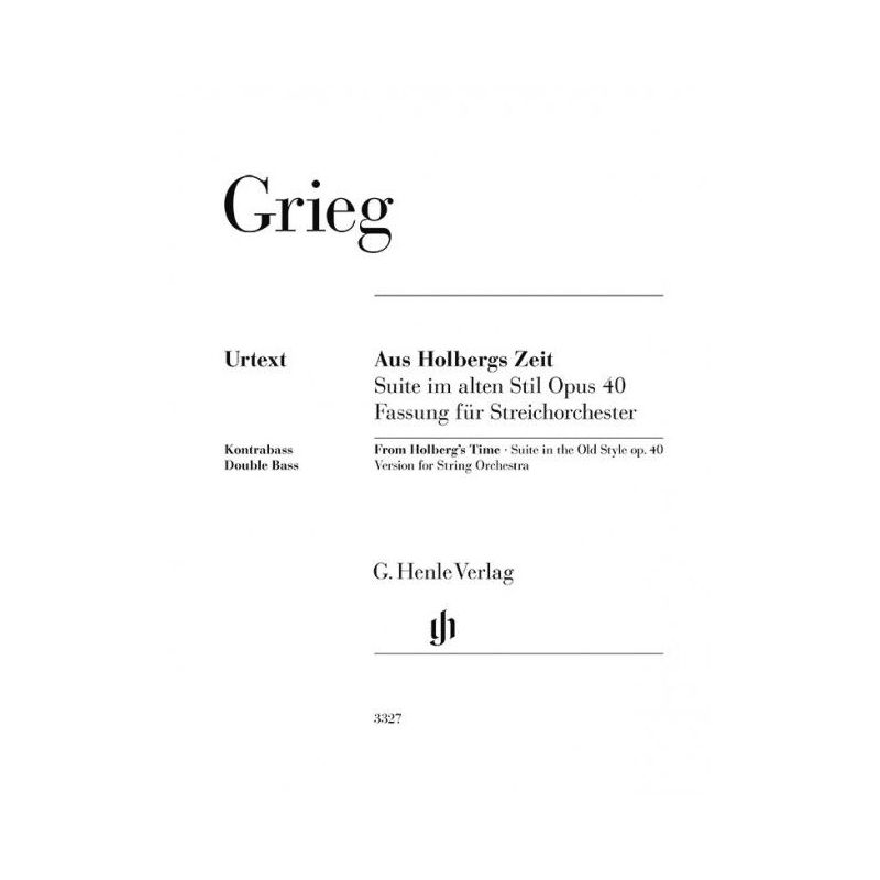 Grieg, Edvard - From Holberg's Time, Suite in the Old Style op. 40